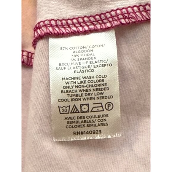 Loft Dress Womens L Pink Eyelet Ruffle Flutter Sleeve Fit Flare Boho Cottagecore - Picture 6 of 12